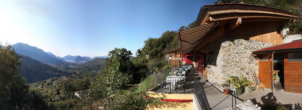 Eco Hotel Locanda Del Giglio Roveredo Capriasca Екстериор снимка